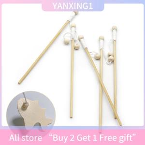 [COD] PkYeG KITCHEN 5pcs Wooden Magnetism Fishing Rod Toys for Children Early Educational Parent-child Interactive Fishing Rod