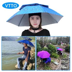 Mũ dù đội đầu chống nắng UV chống mưa cho nam nữ-INTL