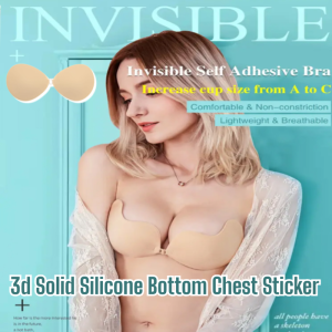 Super Gathered 3D Silicone Chest Sticker Self-Adhesive Strapless  Breast Petals Lifting Push-Up