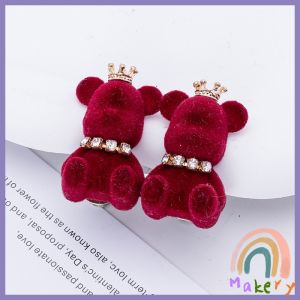 Makery【Ready in Stock】 Little Bear Waist Buckle For Women Skirt Jeans Adjustable Waist Clip Waist-narrowing Buttons/Pins
