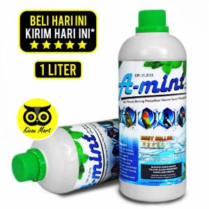 Kicau Mart Air Minum Minuman Burung A-Mint Amint Water Sempati Obat Serak Melancarkan Pernafasan Untuk Murai Kacer Lovebird Kenari Anis Pleci Ciblek Cucak Jalak Dll SEM-VTM-1LT-HJU