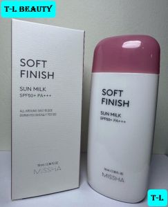 Kem Chống Nắng Dạng Sữa + nâng tone Hàn Quốc Missha all-aroundSafe Block Soft finish Sun Milk SPF50+ 70ml