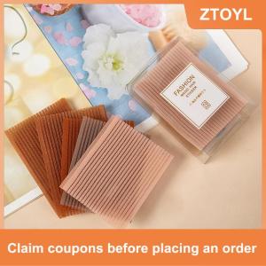 【ZTOYL】 10 miếng dán trang điểm ổn định Thời Trang Tua tóc mới lạ Miếng dán màu pastel Clip bangs băng dính ma thuật Quà Tặng cô gái tua rua