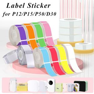 FELIZ Colorful Adhesive Label Maker Paper 160/Roll 12mm×40mm Label Tape Print Stickers High Quality Thermal Paper Office Supplies