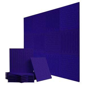 BEIYIN 12ชิ้นอะคูสติกแผง30X30CM การดูดซับเสียงแผงกันเสียงผนังฉนวนกันเสียงรักษาเสีการรักษาเสียง (1.08㎡)