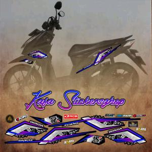 STICKER STRIPING VARIASI BEAT DELUXE NEW BEAT DELUXE