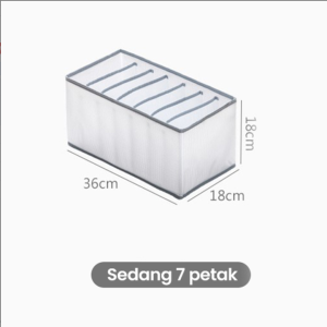 Dejavu Tempat Penyimpanan Pakaian Multifungsi Sekat Laci Lemari Pakaian Organizer Tempat Penyimpanan Underwear Storage Box Kotak penyimpanan Serbaguna HSB227