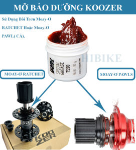 Mỡ Bảo Dưỡng Moay ơ Ratchet Hoặc Pawls Koozer Xe Đạp