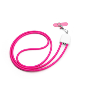 Multifunction Reinforced Phone Lanyard Wrist Strap Builtin 60W USB C Fast Charging Cable Crossbody Design for Men Women