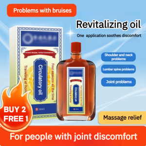 Huoluo Oil - Relaxing Muscles Promoting Blood Circulation Removing Blood Stasis and Unblocking Meridians for Injuries and Trauma - Authentic Hong Kong Product