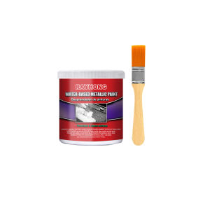 【GIFT】RAYHONG 100G Auto Anti Rust Cream Paste Long Lasting Deruster Water-Based Anti-Rust  Chassis Primer Iron Metal Surface Clean Repair Car Chassis Rust Converter Universal Rust Remover Water-based Metallic Paint Metal Rust