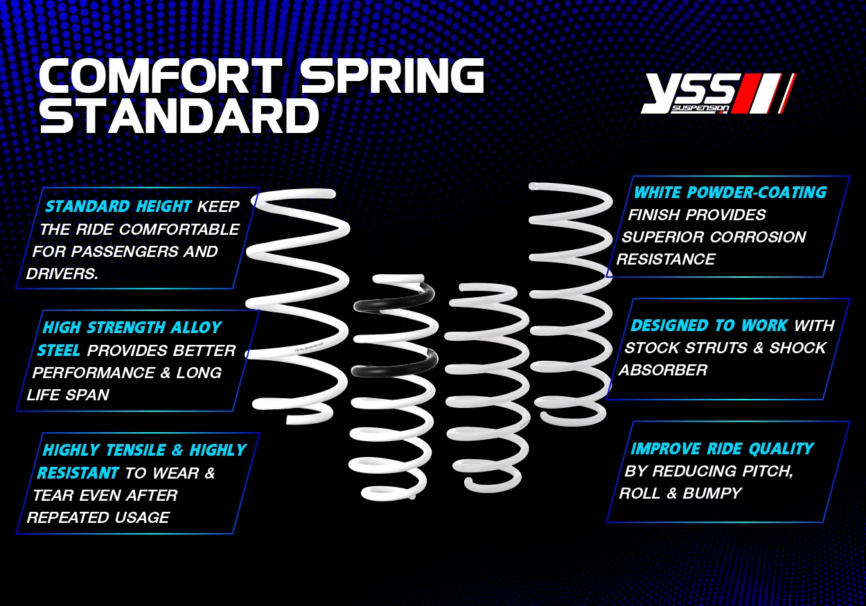 [Sport Spring] Toyota Vios YSS Suspension Toyota Vios AC100 Toyota Vios ...