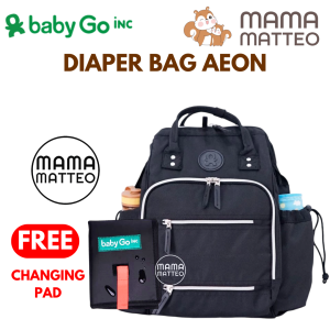 BABYGO Inc Aeon Backpack Diaper Bag / Tas Punggung Organizer Barang Perlengkapan Bayi / BABY GO
