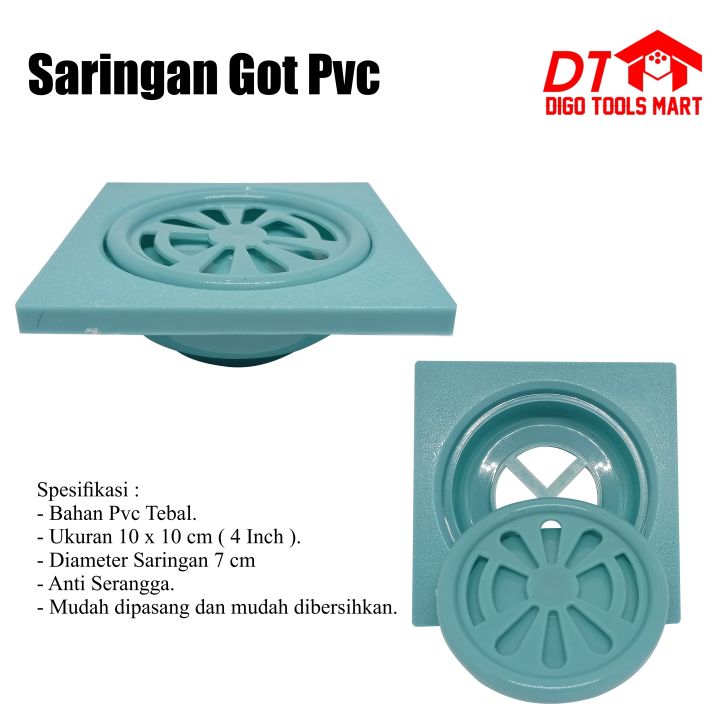 Saringan Got Kamar Mandi PVC Floor Drain Saluran Pembuangan Air Kamar Mandi
