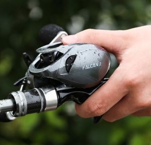 SeaKnight FALCAN2 Baitcasting Reel Freshwater 7.2:1 8.1:1 Gear Ratio High Speed 10+1 Shielded Bearings Smooth Baitcaster Fishing Reel Low Profile Reel Carbon Fiber Drag Max 8KG