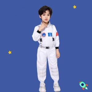 HNB Astronaut Costume For Kids Pilot Uniform COS Astronaut Pilot Childrens Props Clothing