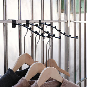 SXH 2pcs Clothes Rack Balcony Window Anti-Theft Window Hook Shelf Window Anti-Theft Net Window Frame Guardrail Small Clothes Storage Rack Clothes Line & Drying Racks