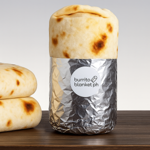 Burrito Tortilla Blanket Reversible Soft Fleece Wrap Blanket - Burrito Blanket PH