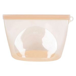 MIRELAE Có thể tái sử dụng Túi bảo quản thực phẩm Silicone Chống ẩm Túi đựng thực phẩm Di động Thiết kế khóa  Túi đựng thực phẩm trong tủ lạnh cho nhà bếp