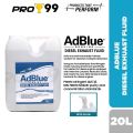 PRO99 Adblue Genuine Diesel Exhaust Fluid 20 Liters (20L). 