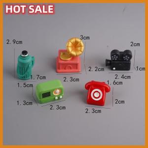 🔥🔥🔥dingdaocunz 1Set Miniature White Cupboard Display Cabinet Storage Lockers +ornament Furniture Model Decor Toy DollHouse Accessories