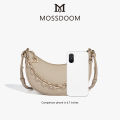 MOSSDOOM Tas Selempang Wanita Carina Bag Tas Bahu Bulan Sabit Modis. 