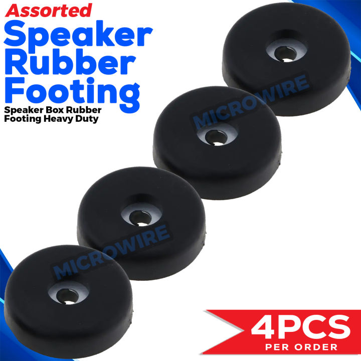 4PCS Speaker Rubber Feet Rubber Footing for DIY Speaker Box Lazada PH