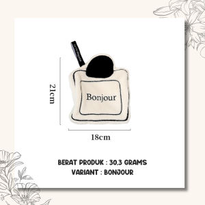 BONJOUR double layer hand towel / lap tangan / lap gantung / Handuk Tangan