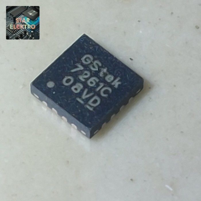 7261C QFN-16 GS7261CTQ-R GStek GS 7261 C IC GS7261C Safe Mode Laptop ...