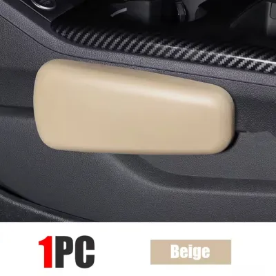 KEBIDU Car Knee Pads Leg Rests Premium Leather Universal Fit Auto Armrest Door Control Pad