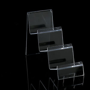 3/4 Tier Acrylic Wallet Display Stand Holder Multilayers Display Stand Cellphone Wallet Glasses Rack