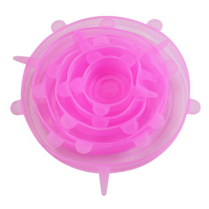 JJT Food Grade Silicone Stretchable Cover Set for Bowls and Containers - Universal Seal Lid for Freshness Preservation