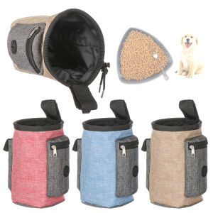 IWFRVU SHOP Easy To Use Easy To Carry Pocket Large Capacity Portable Food Snack Pouch Haversack Training Pet Puppy Bag Dog Treat Pouch Snack Treat Food Holder