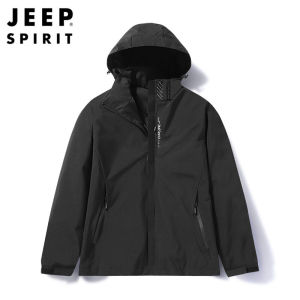 Áo khoác hoodie nam JEEP SPIRIT bảo vệ UV chống nước thể thao leo núi cắm trại áo gió leo núi