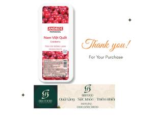 ANDROS PROFESSIONAL IQF Anh Đào Đông Lạnh 550g - Không chất bảo quản Chỉ giao HCM