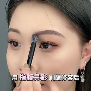 WH Nose Makeup Brushes - Nose Contouring - Make Up Brush - Cosmetics Tools - For Face Nose Shadows Eye Shadows Concealer Highlighter