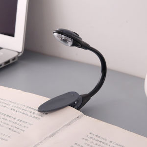 Mini LED Book Light Portable Bright LED Lamp Clip Reading Desk Night Lights For Travel Bedroom Reader Computer Indoor Lighting