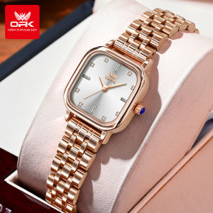 OPK Watch Women Original Branded Waterproof 2024 New Style Fashion Luxurious Korean Style Stainless Steel Quartz Watches