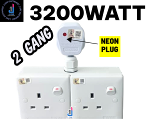 WALL SOCKET ADAPTOR HEAVY DUTY Adaptor Extension Socket 2/3/4 Gang Wall Socket Converter T Adapter plug SIRIM