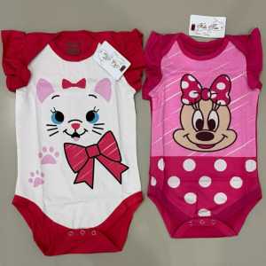 HELLO MINI - JUMPER KARAKTER KARTUN ANAK PEREMPUAN / JUMPER BABY GIRL / BAJU ANAK PEREMPUAN / JUMPER FASHION BAYI PEREMPUAN / KIDS JUMPER RUFFLE GAMBAR MINNIE MOUSE & MARIE CAT KITTY / JUMPER PINK CUTE PRETTY