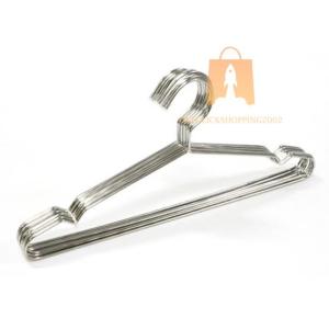 พร้อมส่ง 1แพ็ค 10ชิ้น ไม้แขวนเสื้อ ไม้แขวนเสื้อสแตนเลส ทำจากสเตนลสแท้ชนิดตัน คุณภาพสูง oc99