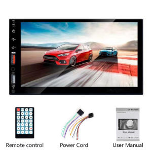 【ร้านไทย จัดส่งภายใน 24 ชั่วโมงใ】 รถวิทยุ 7 นิ้ว HD หน้าจอสัมผัส 7010B เครื่องเล่นบลูทู2DIN เครื่องเสียงรถยนต์สเตอริMP5 เครื่องเล่นมัลติมีเดียหน้าจอสัมผัส GPS วิทยุ MirrorLink/FM/