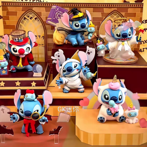 Stitch Blind Box Wacky Diary 1.0 /2.0 Series Cute Pvc Statue Doll Children Birthday Prese  Room Decoration Model Doll