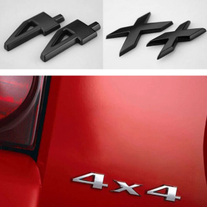 Tailgate Insert Letters 3D Raised Car Letter 4X4 Sticker with Adhesive Tape Car Body Styling Stickers Decals