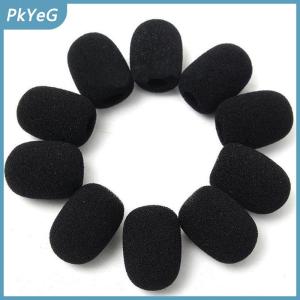 PkYeG 5 chiếc Màng chắn gió cho micro Bông mềm Đệm bọc micro Giá đỡ Da bọt xốp