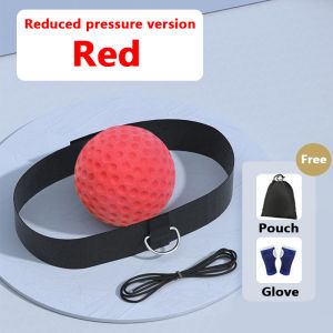A-G Boxing Speed Reflex Ball Head-mounted PU Punch Head Band Fighting Speed Training Punch Balls Muay Tai MMA Exercise Equipmen Fight Skill And Hand Eye Coordination Training home Fitness