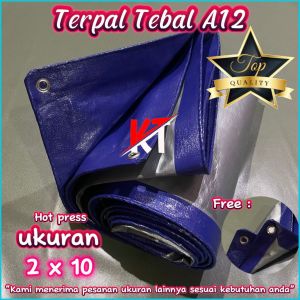 Terpal Plastik A12 Ukuran 2x7 Meter 2x8 2x10 2x12 Super Tebal