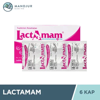 Lactamam 6 Kaplet - Melancarkan Produksi ASI