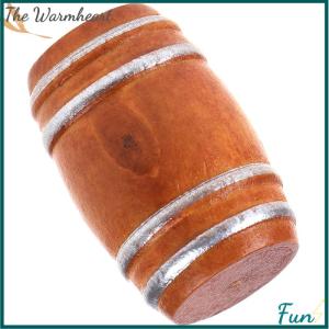 【The Warmheart】 1:12 Dollhouse Miniature Mini Wooden Beer Barrel House Decoration