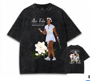 Alex Eala Iconic Sampaguita Graphic Tee Front Print .C